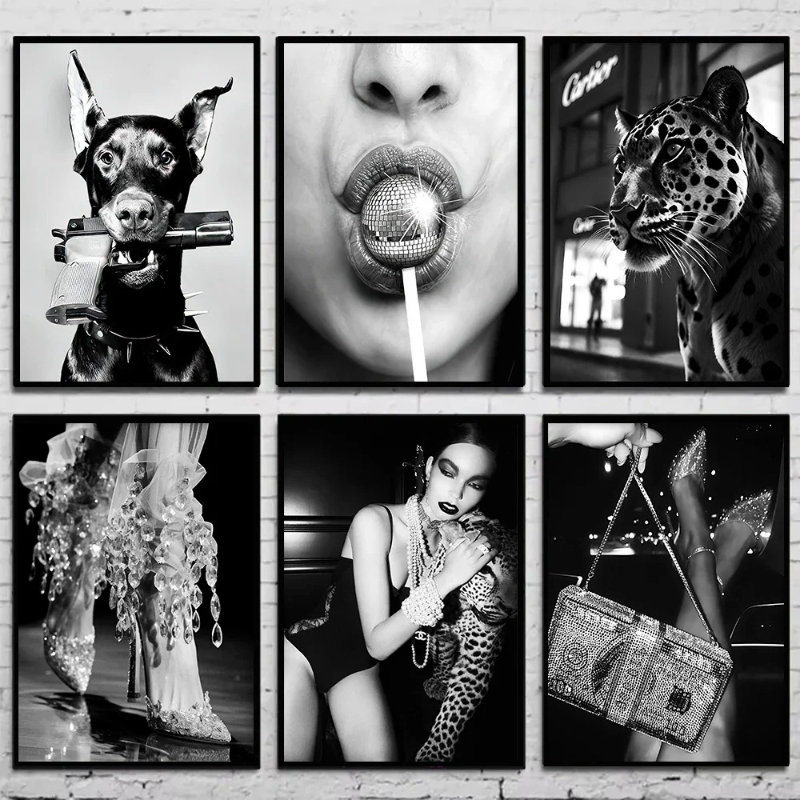 Vintage Fashion Photography - Black and White Fashion Vintage Photography