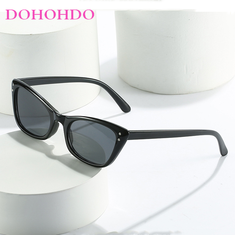 Vintage Fashion Photography - Vintage Small Cat Eye Sunglasses Women