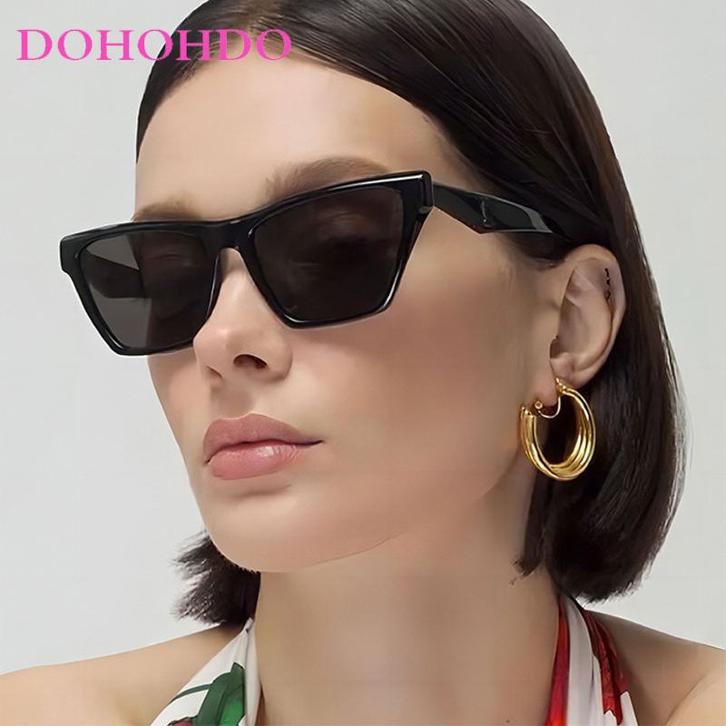 Vintage Fashion Photography - Vintage Big Frame Cat Eye Sunglasses
