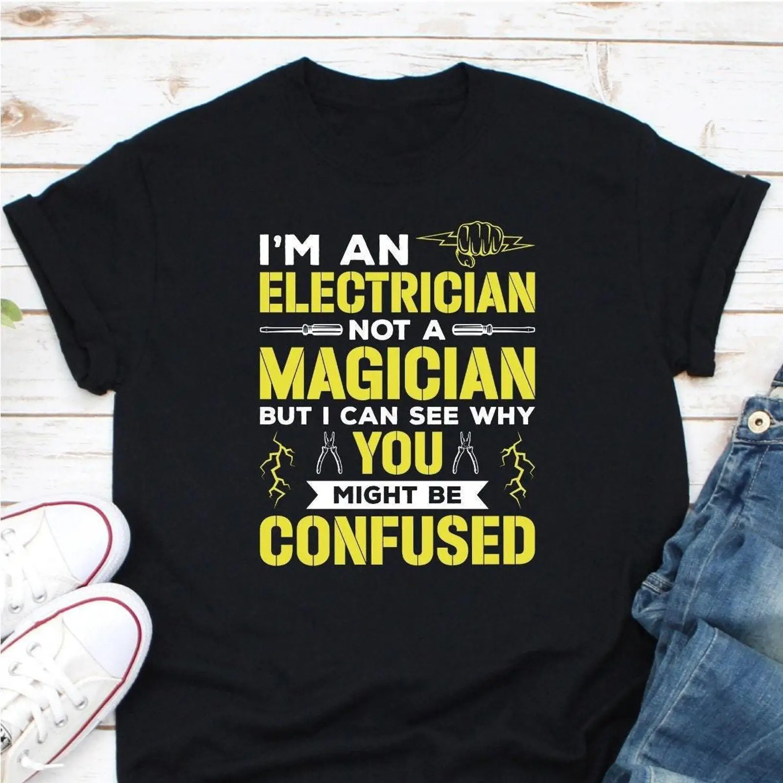 Vintage Fashion Jobs - I'm An Electrician Not A Magician