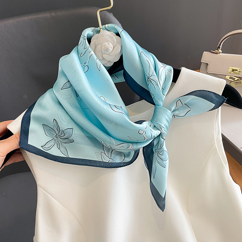 53x53cm Small Square 100% Real - Vintage Fashion Hijab 评论和价格