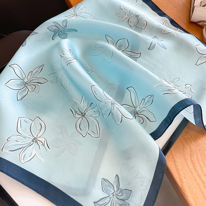 53x53cm Small Square 100% Real - Vintage Fashion Hijab 评论和价格
