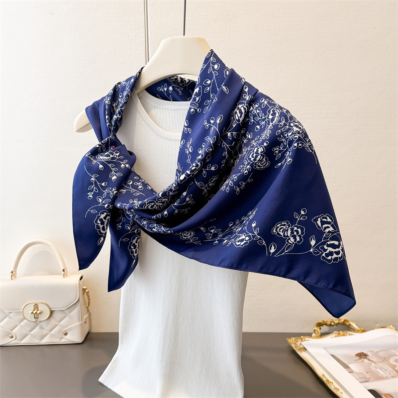 Luxury Vintage 90X90cm Square  - Vintage Fashion Hijab 评论和价格
