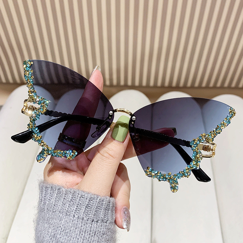 Y2K Luxury Diamond Butterfly S - Vintage Fashion Y2K 评论和价格