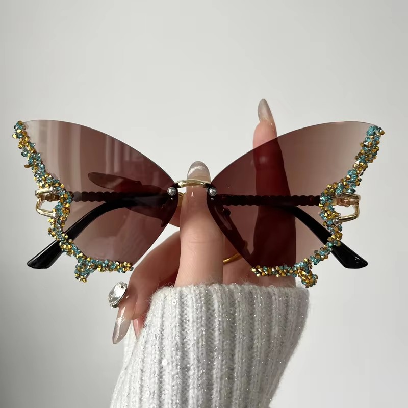 Y2K Luxury Diamond Butterfly S - Vintage Fashion Y2K 评论和价格