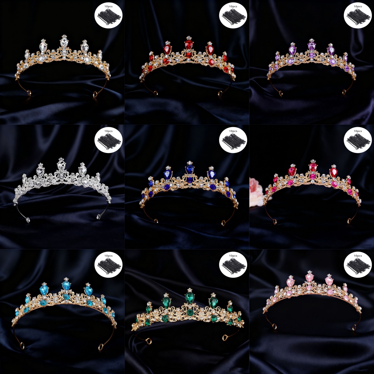 Bridal Tiara Vintage Scroll Rh - Vintage Fashion Queen 评论和价格