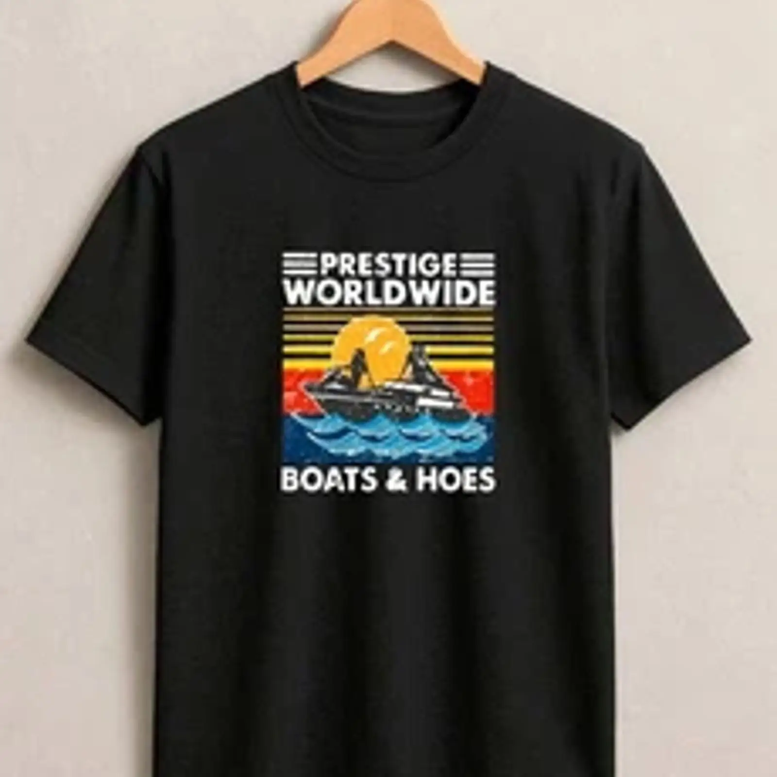 Retro Yacht Sunset T Shirt Boa - Vintage Yacht Fashion 评论和价格