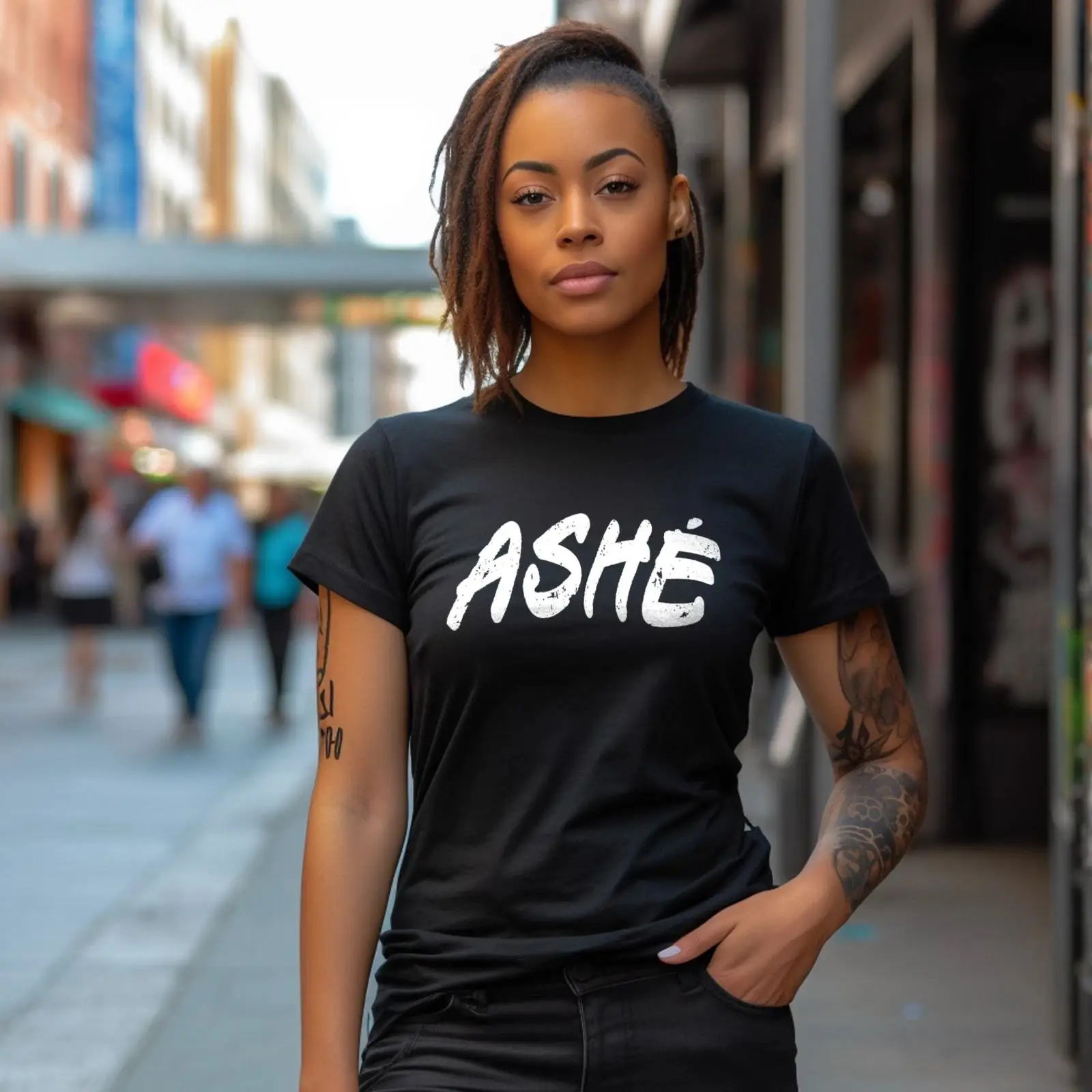 Ashe T Shirt Orishas Goddess I - Vintage Yoruba Fashion 评论和价格