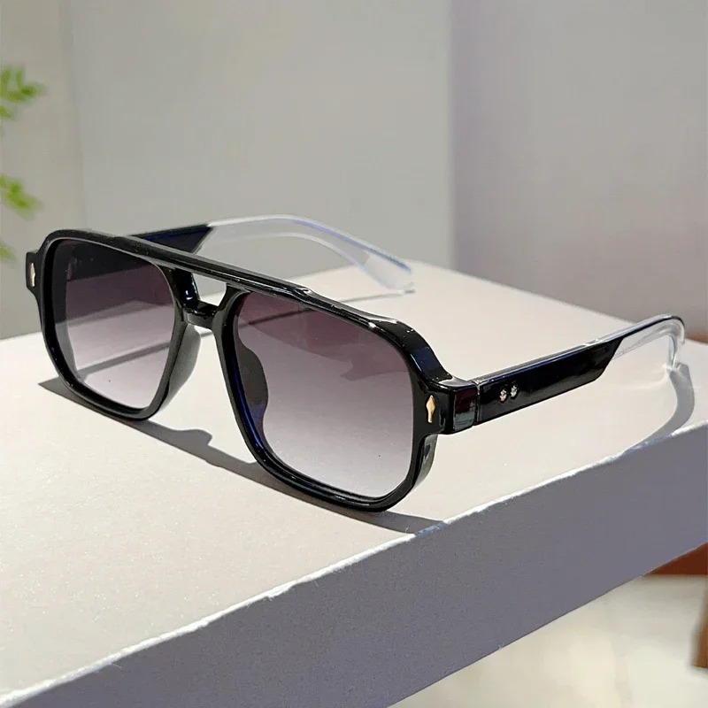 New Vintage Double Bridges Squ - Vintage Fashion Trends 评论和价格