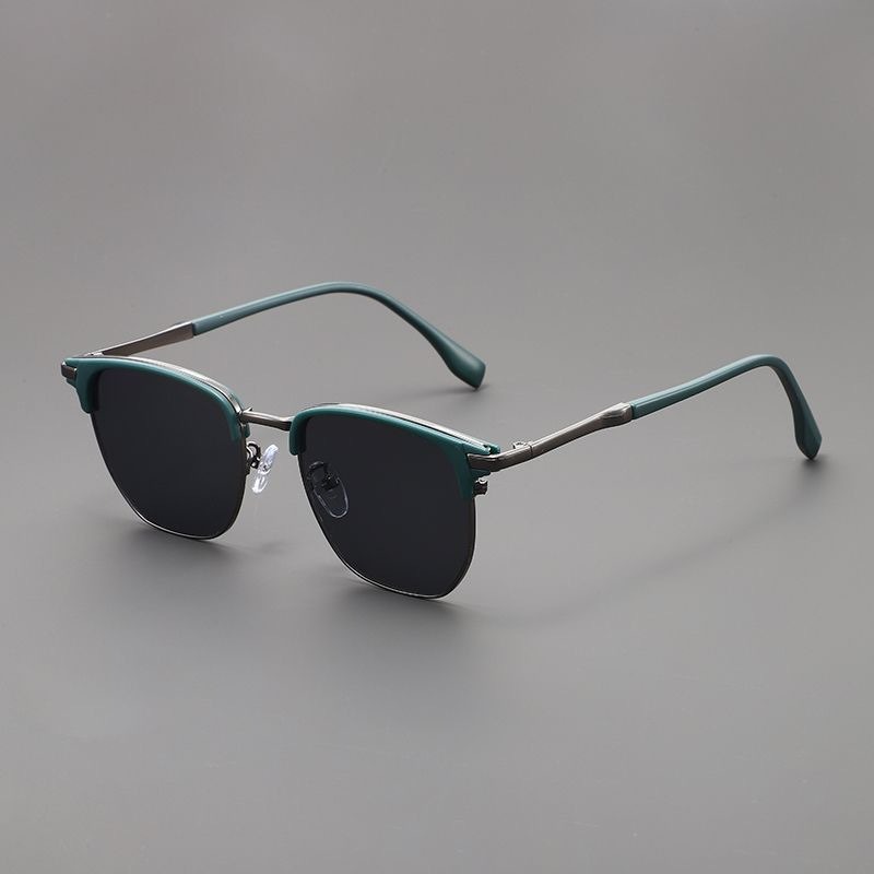 Luxury Square Sunglasses Men W - Vintage Fashion Trends 评论和价格