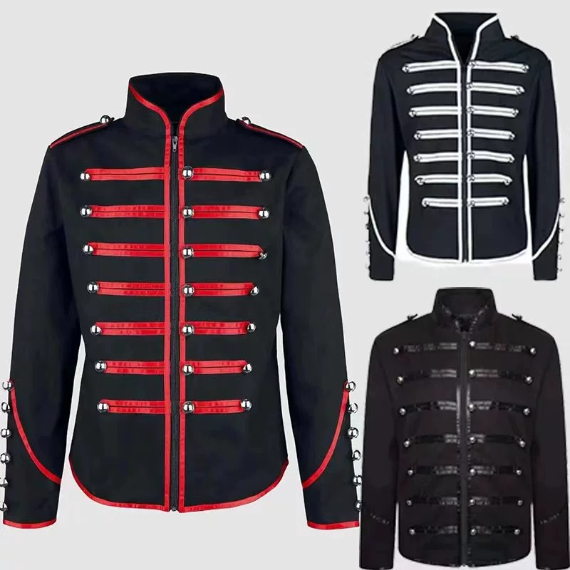 Men's Steampunk Rockstar Jacke - Vintage Victorian Fashion 评论和价格