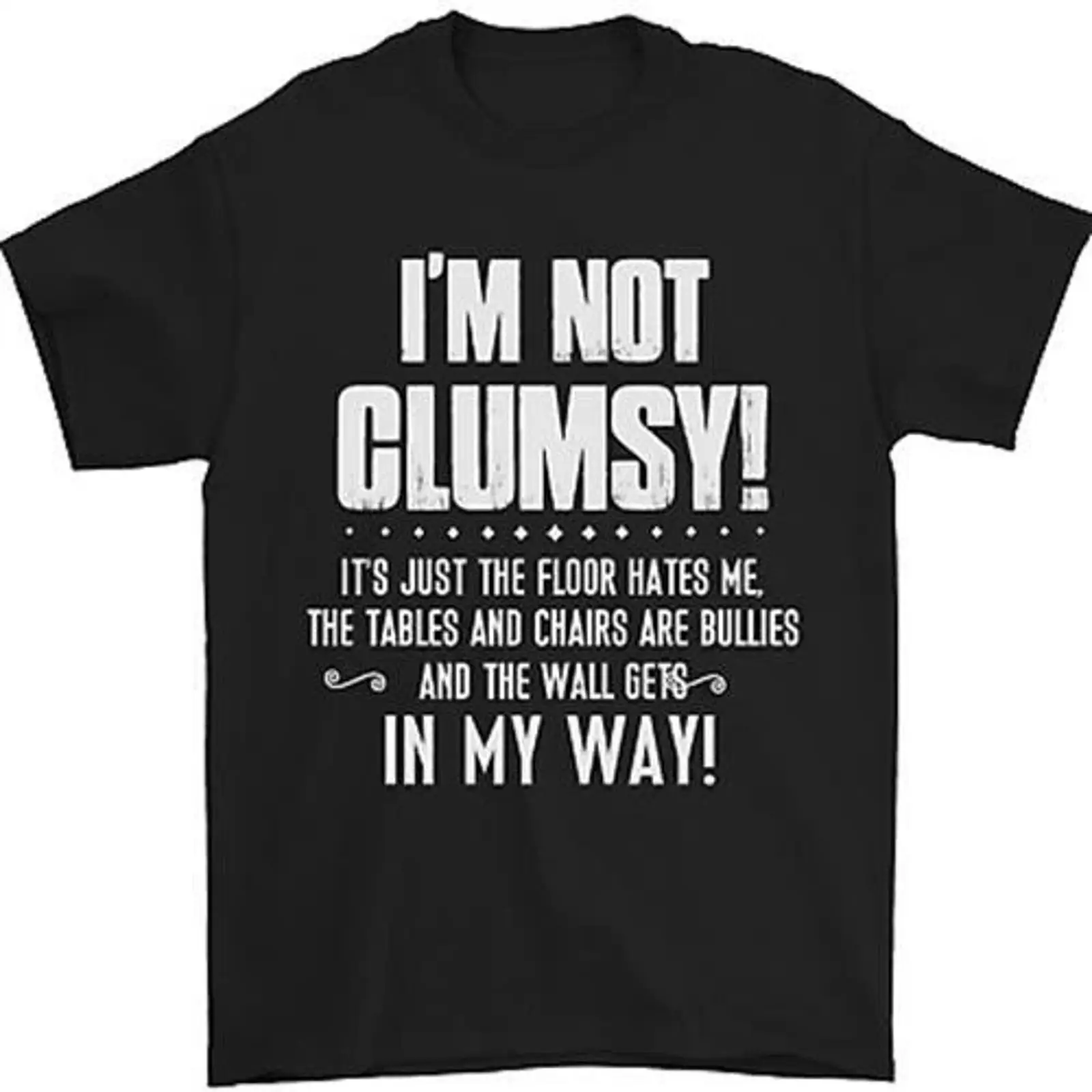 Im Not Clumsy lustiger Spruch  - Vintage Fashion Herren 评论和价格