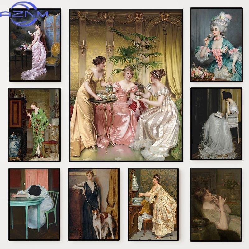 The Renaissance Women Portrait - Vintage Victorian Fashion 评论和价格