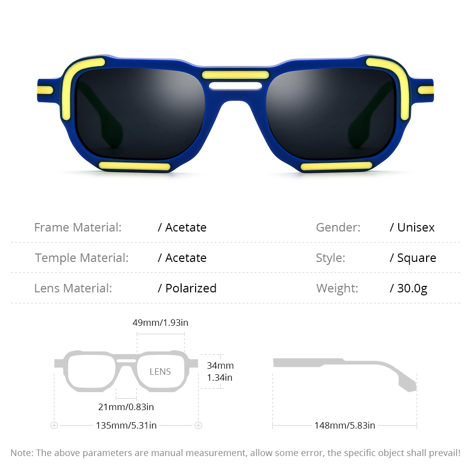 HEPIDEM Acetate Polarized Sung - Vintage Fashion Y2K 评论和价格