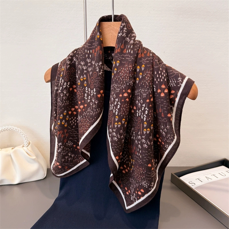68cm Small Square Feminine Sca - Vintage Fashion Hijab 评论和价格
