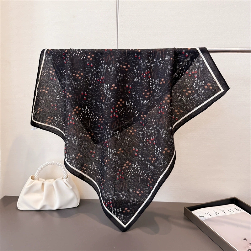 68cm Small Square Feminine Sca - Vintage Fashion Hijab 评论和价格