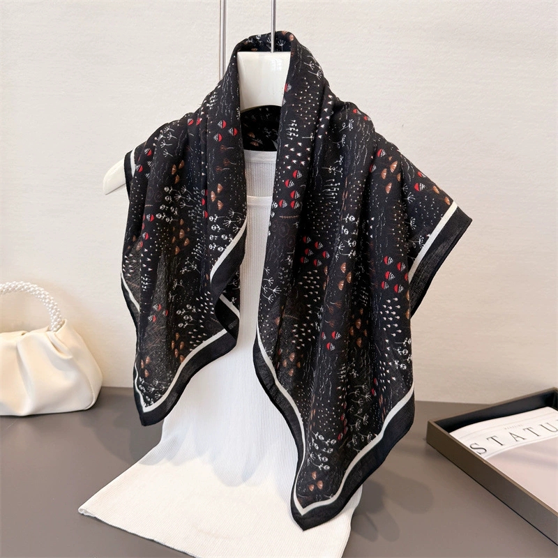 68cm Small Square Feminine Sca - Vintage Fashion Hijab 评论和价格