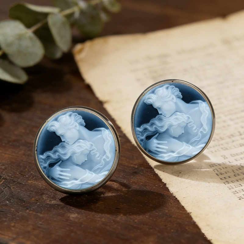 2D Vintage Lady Queen Cameo Gl - Vintage Fashion Queen 评论和价格