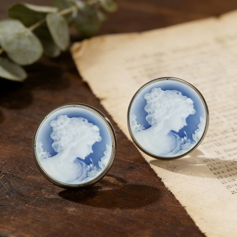 2D Vintage Lady Queen Cameo Gl - Vintage Fashion Queen 评论和价格