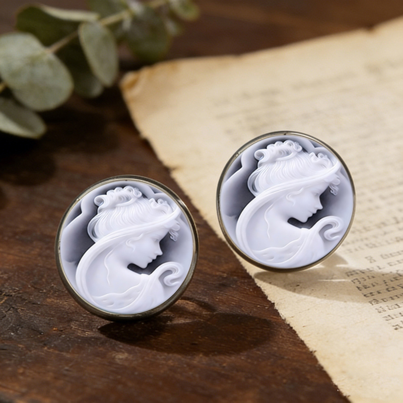 2D Vintage Lady Queen Cameo Gl - Vintage Fashion Queen 评论和价格