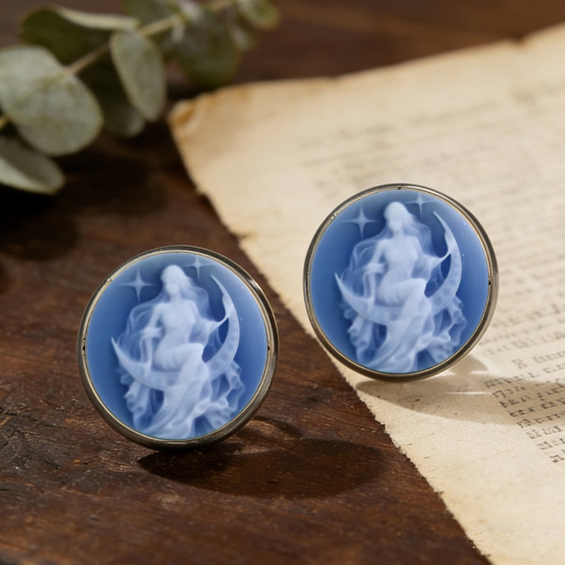 2D Vintage Lady Queen Cameo Gl - Vintage Fashion Queen 评论和价格