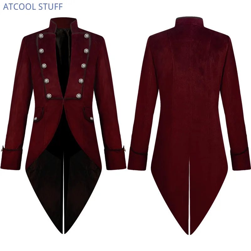 Classic Velet TailCoat Medieva - Vintage Victorian Fashion 评论和价格