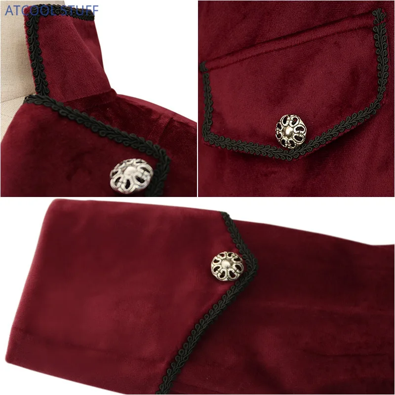 Classic Velet TailCoat Medieva - Vintage Victorian Fashion 评论和价格