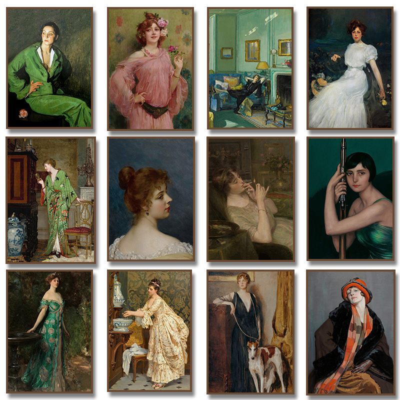 Renaissance Women Portrait Pos - Vintage Victorian Fashion 评论和价格