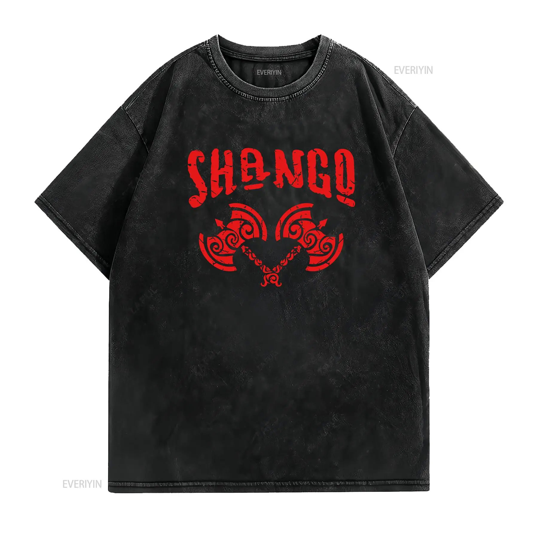 Shango T shirt Xango Orishas C - Vintage Yoruba Fashion 评论和价格