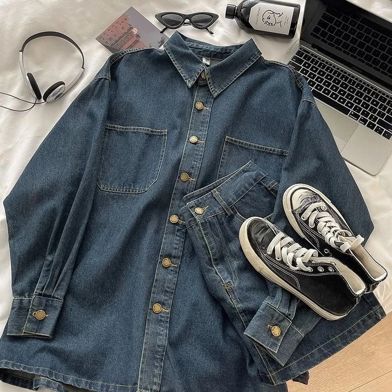 Y2K Denim Skirt Set: Vintage J - Vintage Fashion Y2K 评论和价格