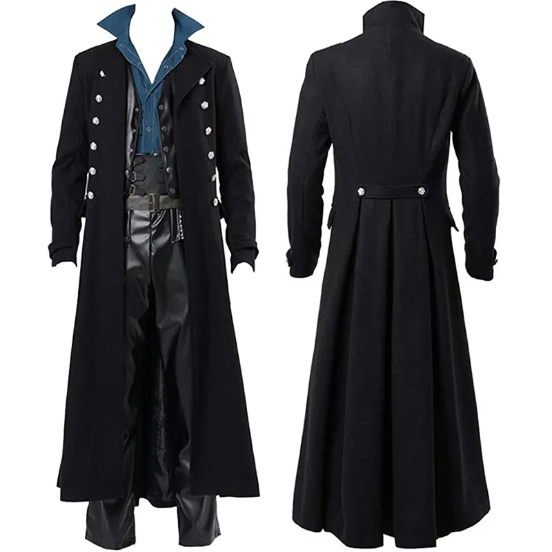 Medieval Men's Pirate Costume  - Vintage Victorian Fashion 评论和价格