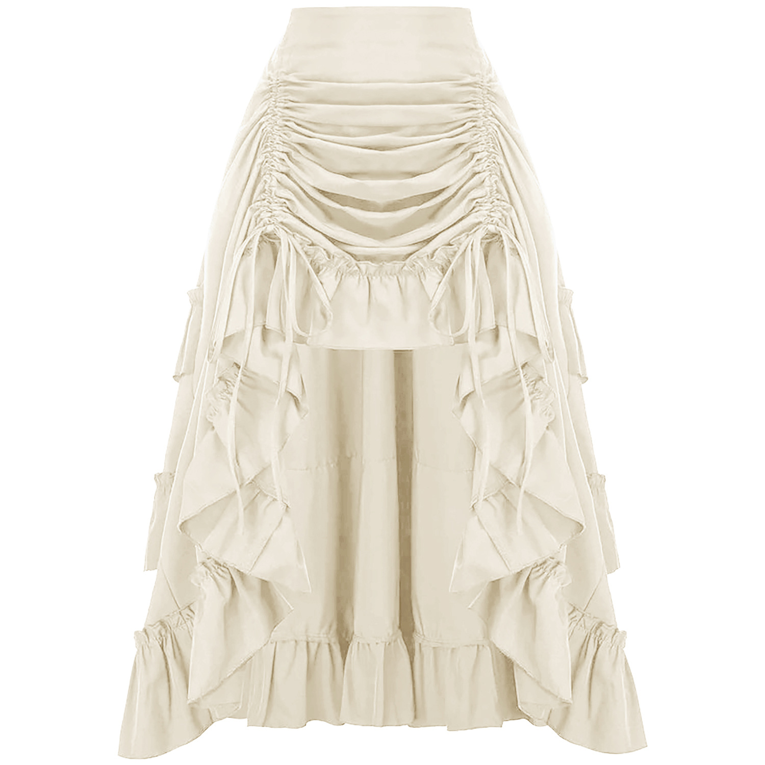 Ruffled High Waisted Long Vict - Vintage Victorian Fashion 评论和价格