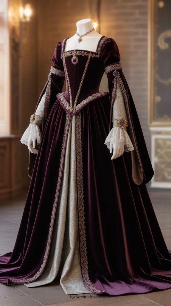 Vintage Duchess Purple Prom Go - Vintage Victorian Fashion 评论和价格