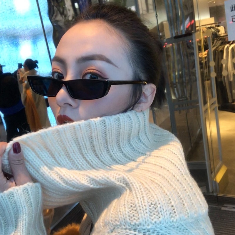 Small Rectangle Sunglasses Fas - Vintage Fashion Trends 评论和价格