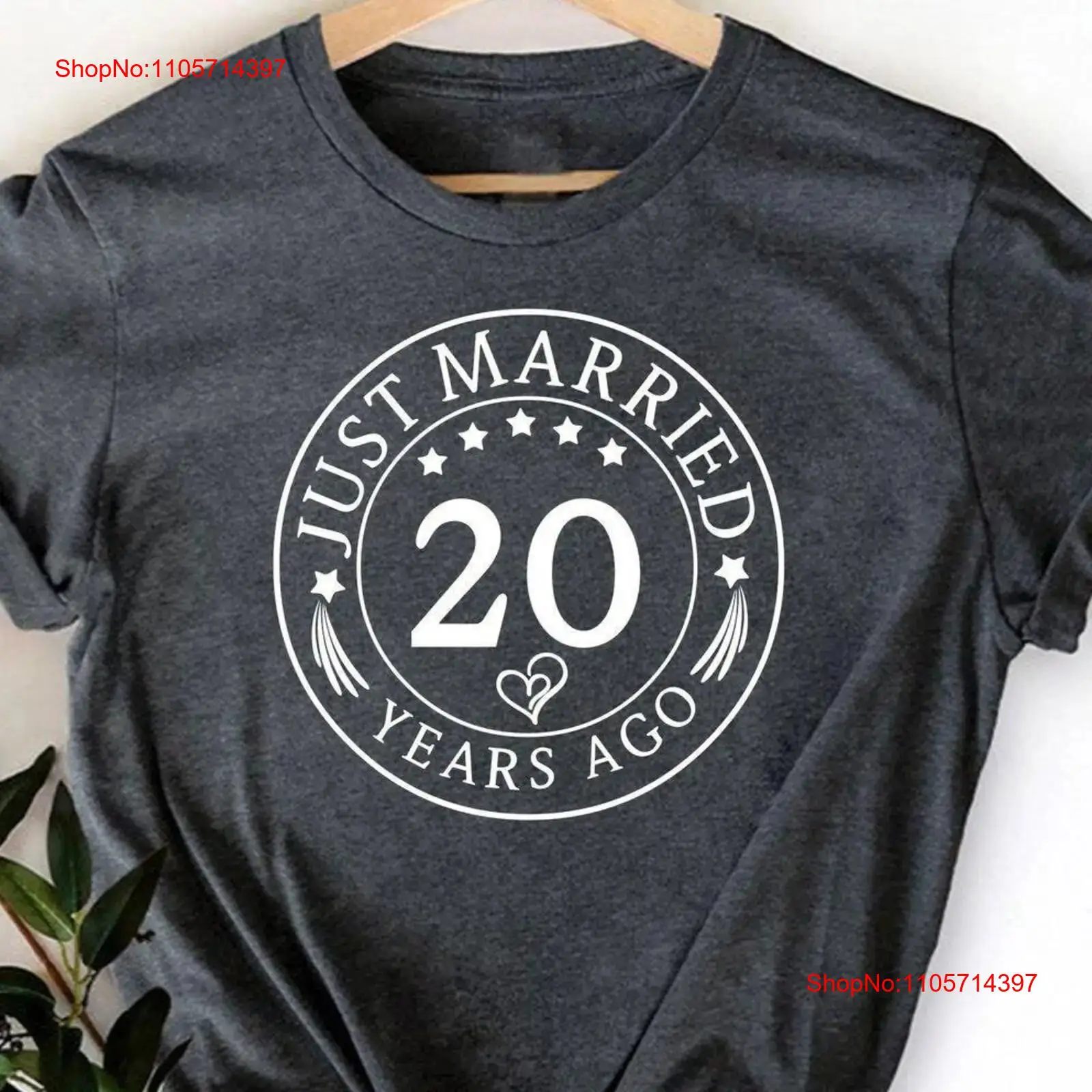 Just Married T Shirt Wife And  - Vintage Fashion Hub 评论和价格