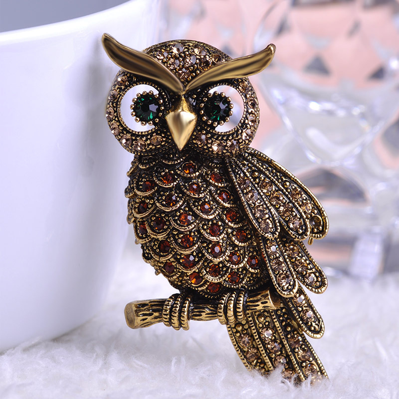 BUCOMEOI Large Bird Owls Vinta - Vintage Fashion Hijab 评论和价格