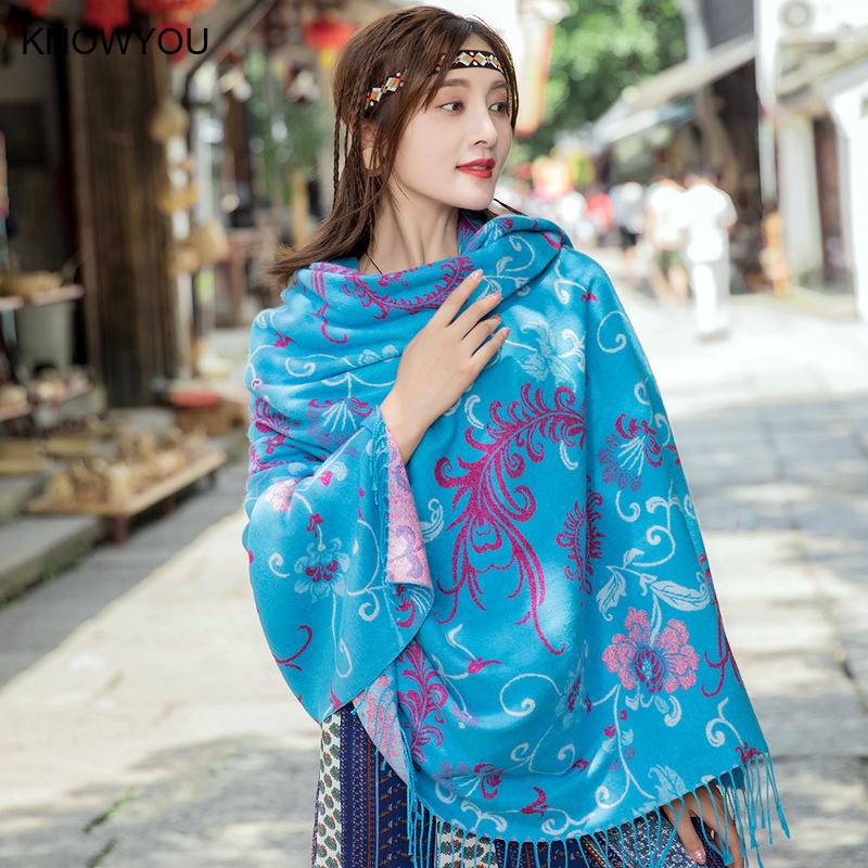 Big Size Square Scarf Imitatio - Vintage Fashion Hijab 评论和价格