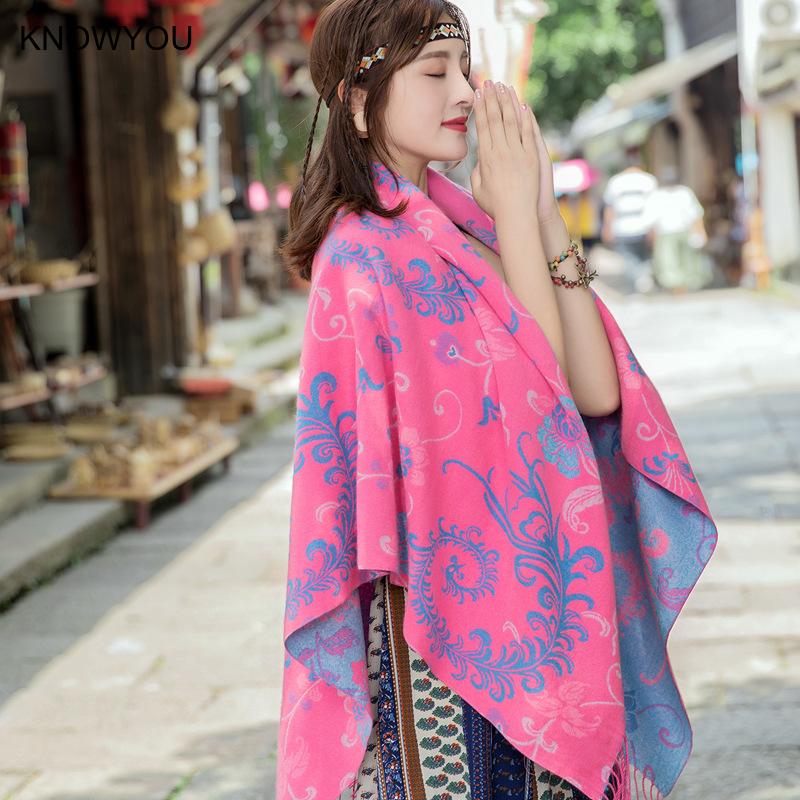 Big Size Square Scarf Imitatio - Vintage Fashion Hijab 评论和价格